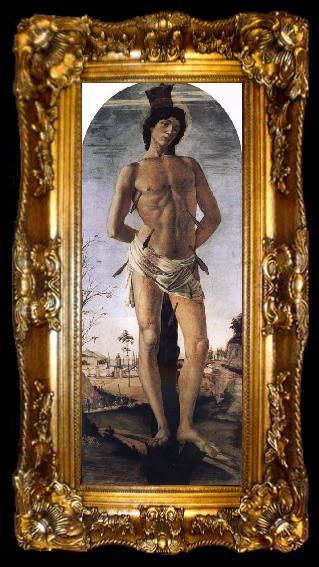 framed  Sandro Botticelli San Sebastian, ta009-2